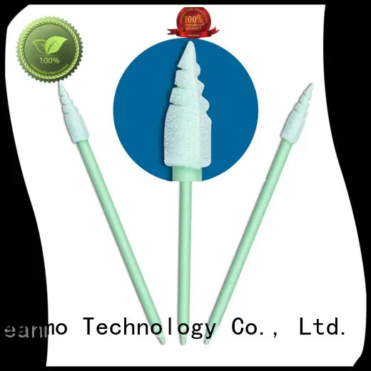 Cleanmo small ropund head colored cotton swabs supplier for Micro-mechanical cleaning 1