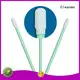 Cleanmo polypropylene handle sterile polyester swabs factory for printers 1