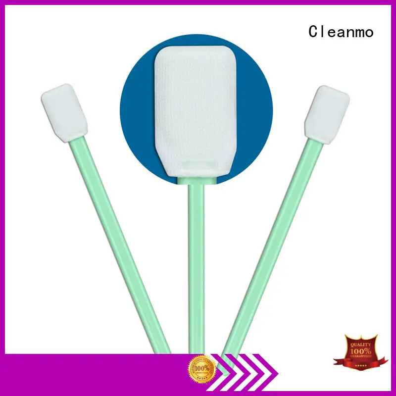 Cleanmo excellent chemical resistance optic cleaning swabs supplier for general purpose cleaning 1