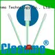 Cleanmo polypropylene handle polyester cleanroom swabs factory for optical sensors 1