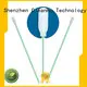Cleanmo green handle foam tipped swabs manufacturer for Micro-mechanical cleaning 1