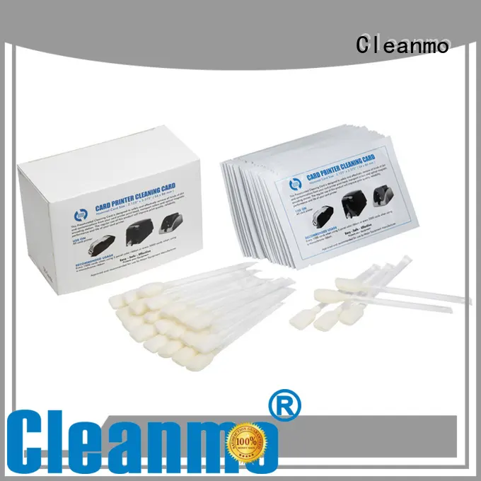 Cleanmo blending spunlace zebra cleaning kit wholesale for Zebra P120i printer 1