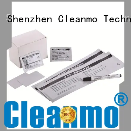 Cleanmo Hot-press compound evolis cleaning kits manufacturer for Evolis printer 1