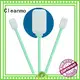 Cleanmo polypropylene handle polyester cleanroom swabs manufacturer for optical sensors 1