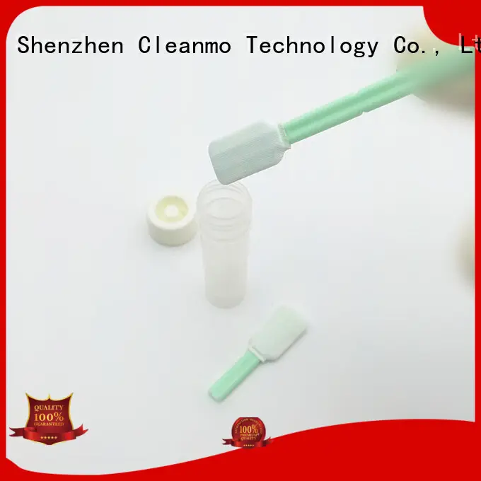 Cleanmo Polypropylene handle sterile Polyester swab supplier for test residues of previously manufactured products 1