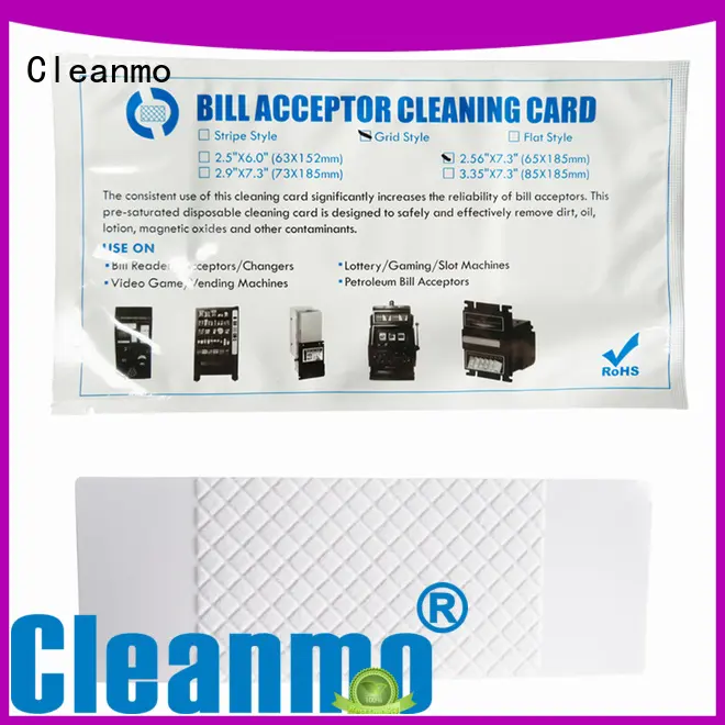 Cleanmo safe bill acceptor cleaning card wholesale for readers 1