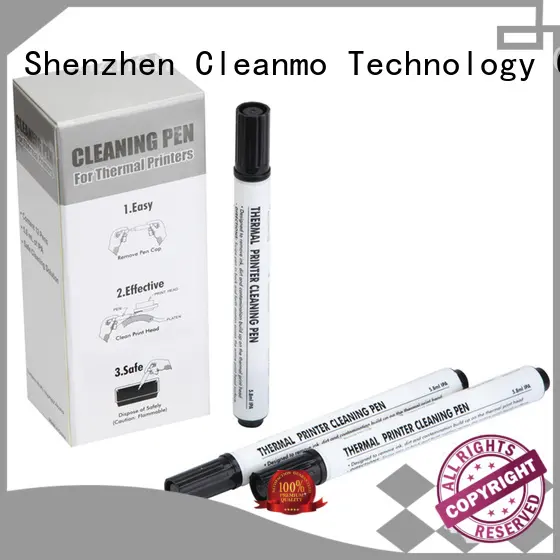Cleanmo white thermal cleaning pen manufacturer for Re-transfer Printer Head 1