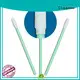 Cleanmo flexible paddle cleanroom polyester swabs manufacturer for optical sensors 1