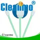 Cleanmo double-layer knitted polyester toothette oral swabs manufacturer for general purpose cleaning 1