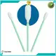 Cleanmo safe material dacron swab manufacturer for optical sensors 1