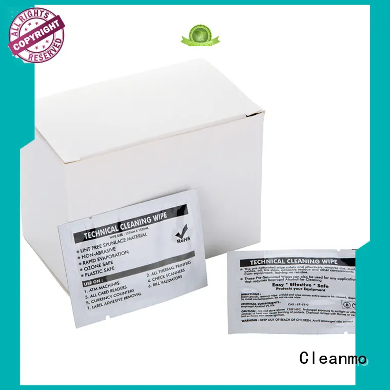 Cleanmo convenient evolis cleaning kits wholesale for ID card printers 1