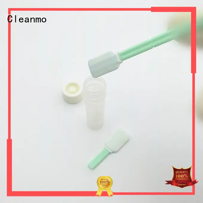 efficient sterile swab stick 100% polyester supplier for test residues of previously manufactured products 1