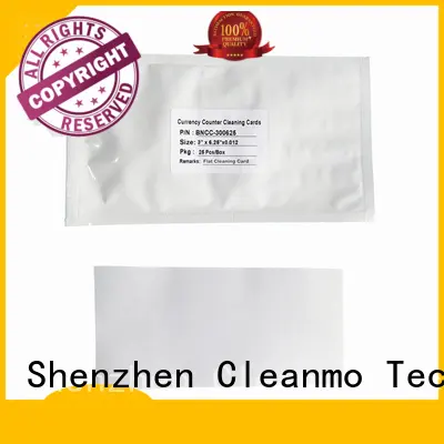 Cleanmo effective eftpos cleaning card supplier for Banknote Counter 1