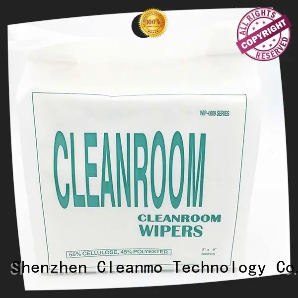 Cleanmo smooth Cleanroom Lint Free microfiber Wipes factory price for lab 1