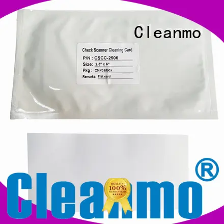 Cleanmo check reader cleaning card supplier for Canon CR-55 Check Scanner 1