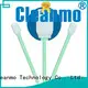 Cleanmo double-layer knitted polyester fiber optic cleaning swabs supplier for printers1 1