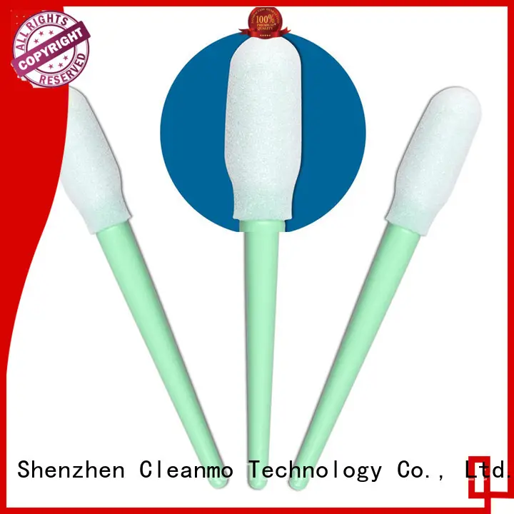 Cleanmo Polyurethane Foam 6 inch sterile cotton swabs factory price for Micro-mechanical cleaning 1