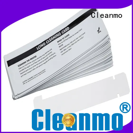 Cleanmo pvc zebra printhead cleaning supplier for Zebra P120i printer 1