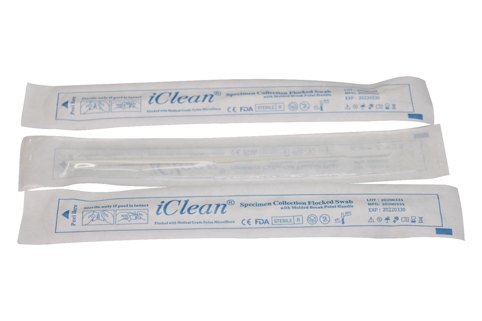 Cleanmo Custom OEM nylon flocked nasopharyngeal swab wholesale for molecular-based assays 9