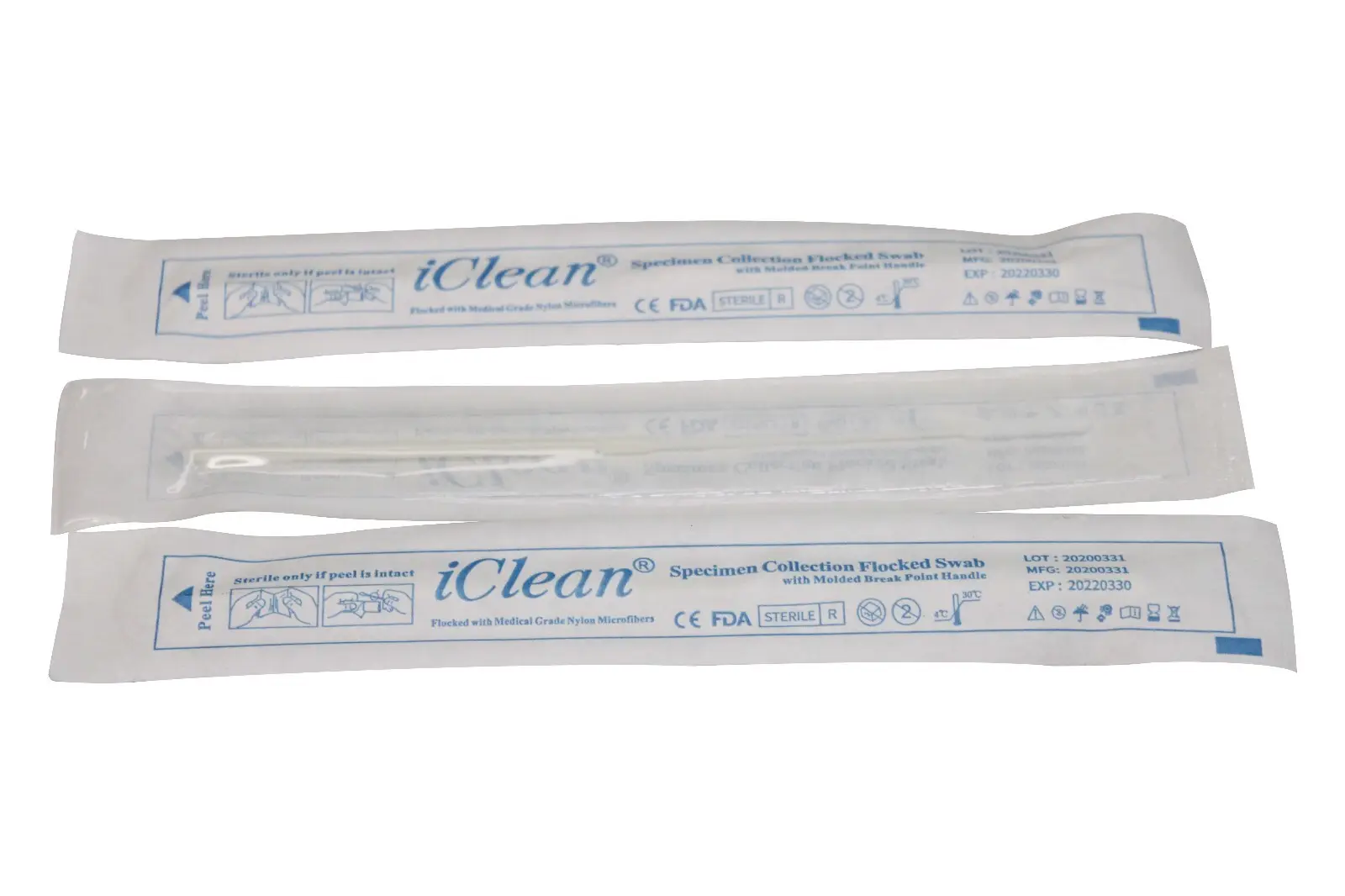 Cleanmo Custom OEM nylon flocked nasopharyngeal swab wholesale for molecular-based assays 9