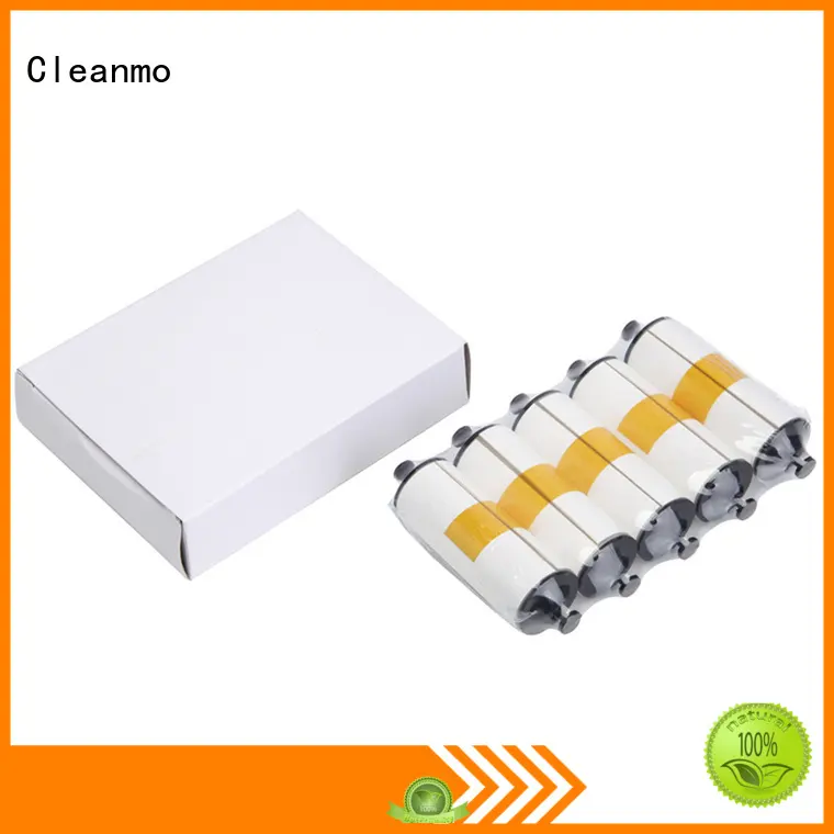 Cleanmo non woven zebra printer cleaning manufacturer for ID card printers 1
