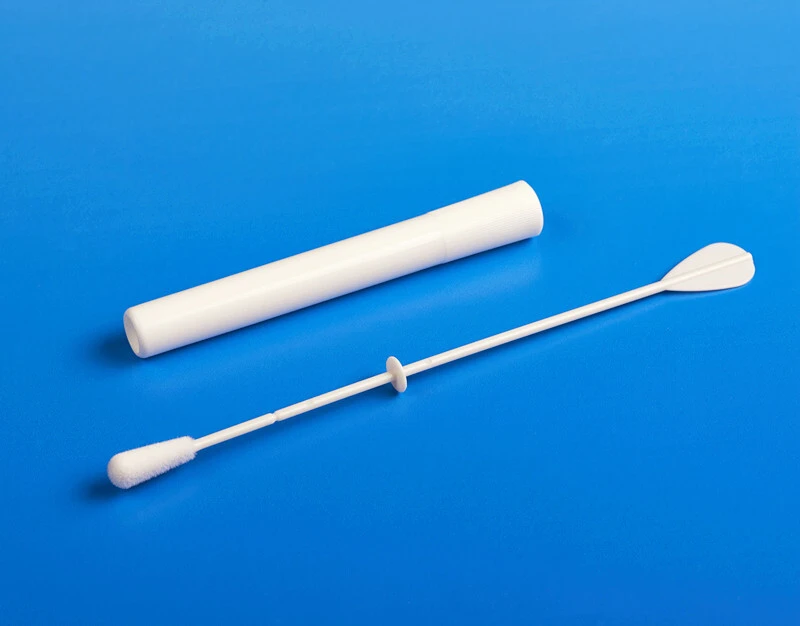 Cleanmo frosted tail of swab handle sample collection swabs supplier for molecular-based assays1 9