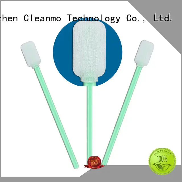 Cleanmo flexible paddle dacron polyester swabs supplier for microscopes 1