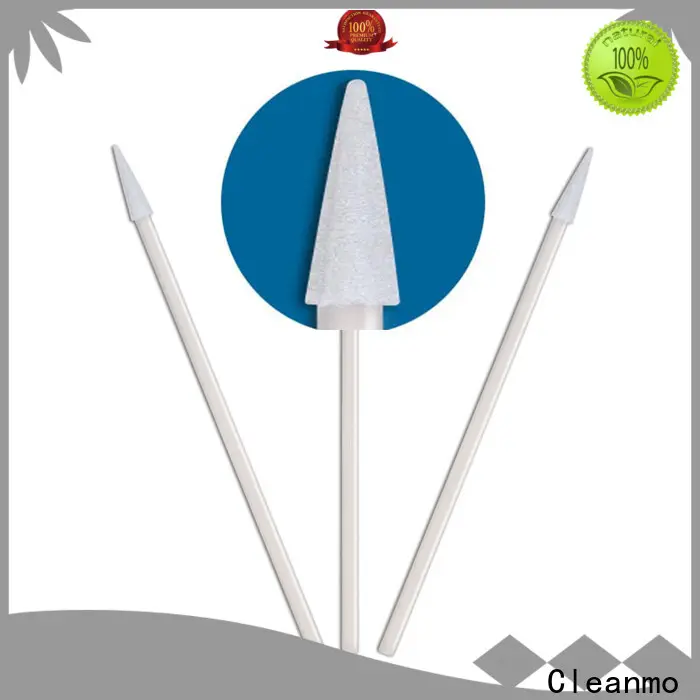 Cleanmo ESD-safe Polypropylene handle alcohol swabs supplier for general purpose cleaning 1