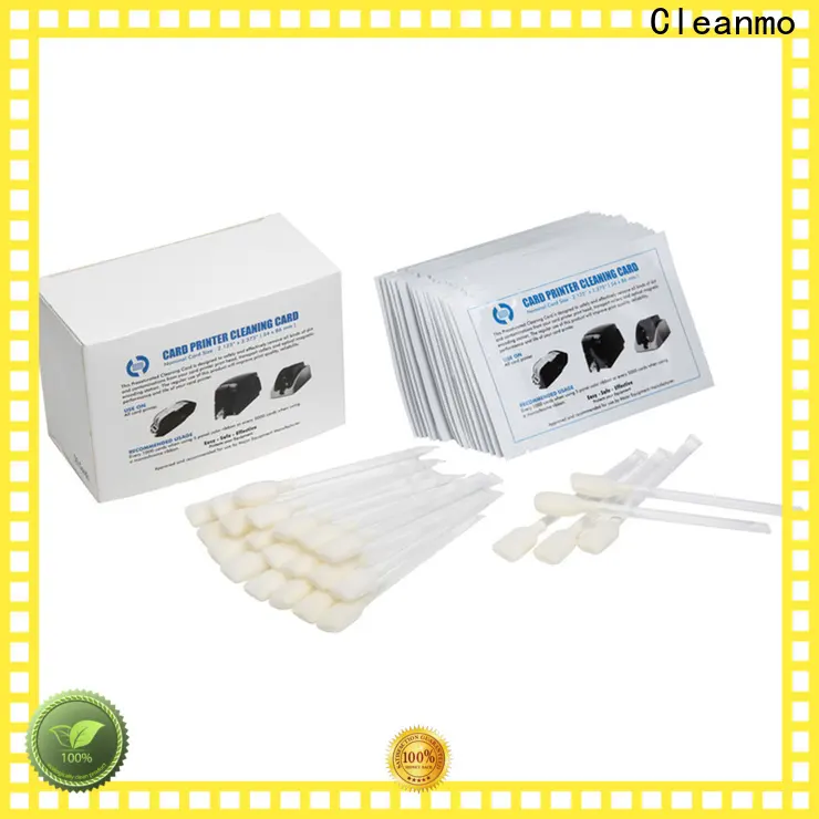 disposable zebra cleaning kit blending spunlace wholesale for Zebra P120i printer 1