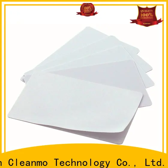 Cleanmo High and LowTack Double Coated Tape Evolis Cleaning cards factory price for Cleaning Printhead 1