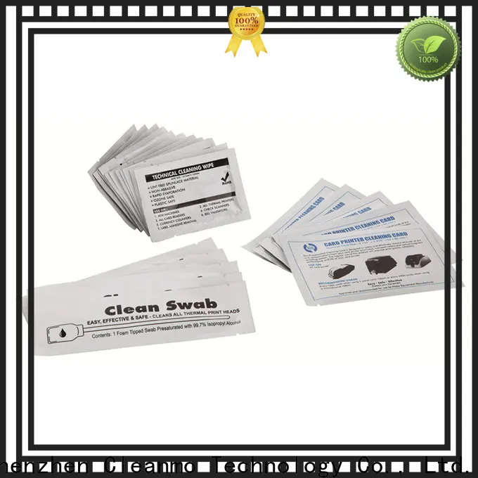 Cleanmo Aluminum Foil Evolis Cleaning cards factory price for Cleaning Printhead 1