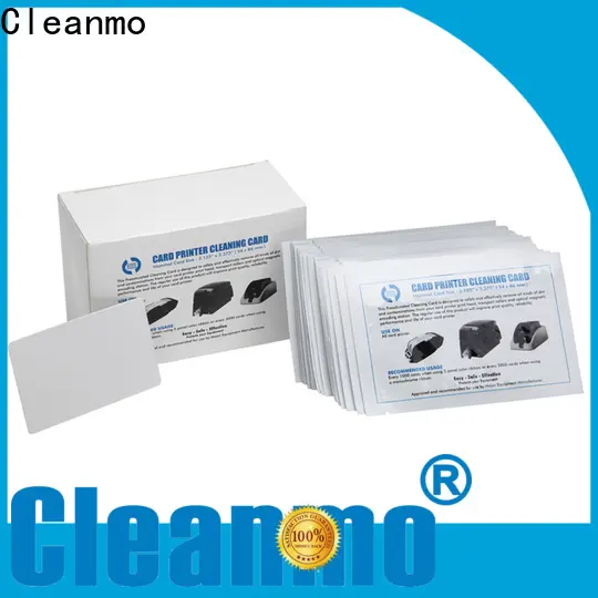 Cleanmo laminate hotel door lock cleaning card manufacturer for ID Card Printers 1