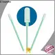 Cleanmo excellent chemical resistance Cleanroom dacron swabs factory for optical sensors 1