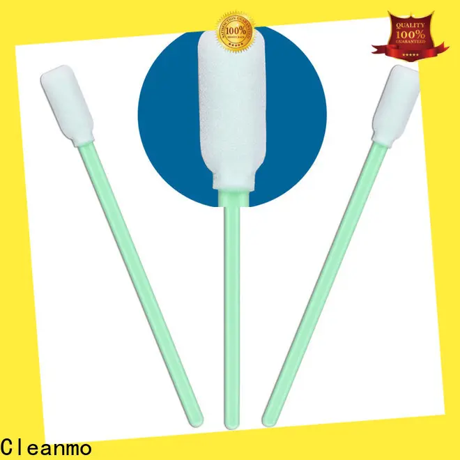 Cleanmo ESD-safe Polypropylene handle giant cotton swab supplier for excess materials cleaning 1