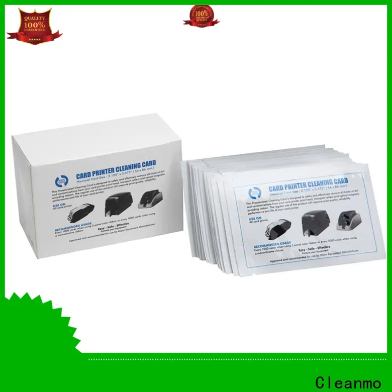 Cleanmo cost effective zebra cleaners factory for ID card printers 1