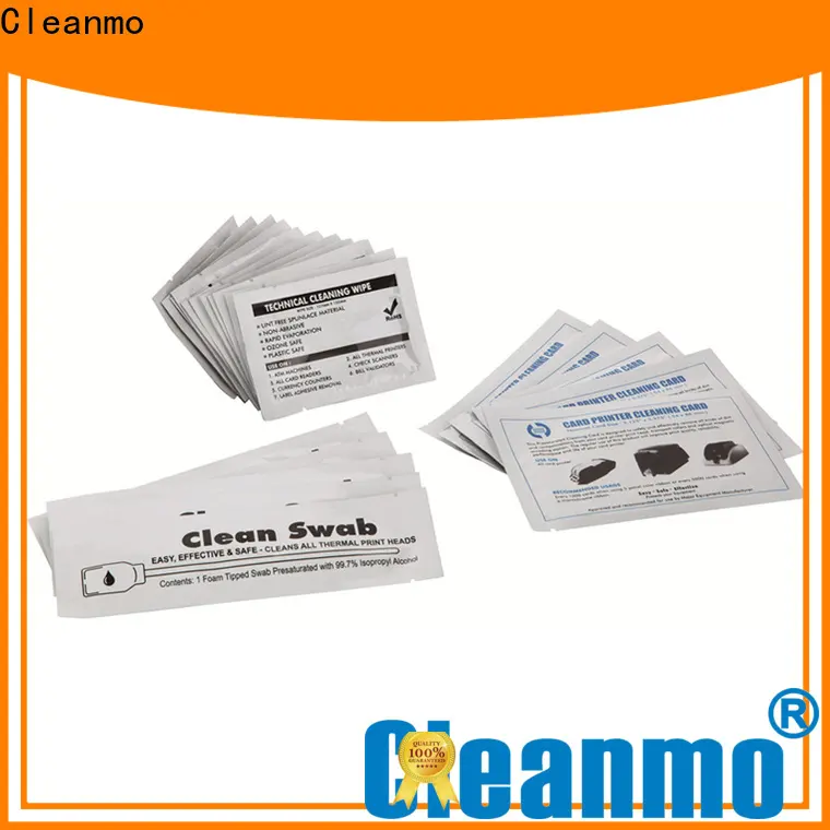 Cleanmo Aluminum Foil evolis cleaning kits factory price for Evolis printer 1