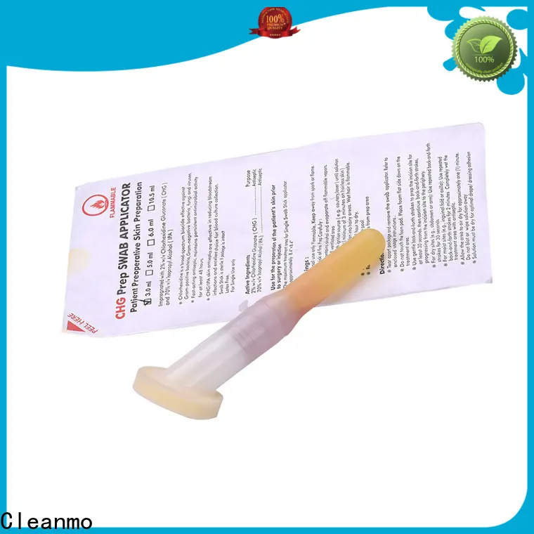 Cleanmo white ABS handle sterile applicators factory for routine venipunctures 1