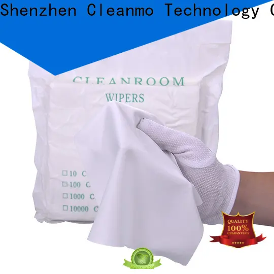 Cleanmo microfiber yarns microfiber lens wipes wholesale for chamber cleaning 1
