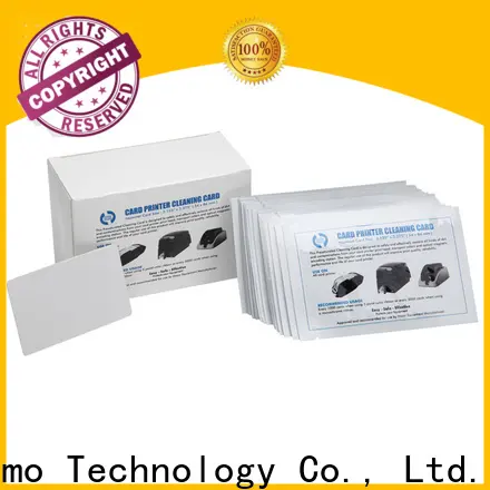 Cleanmo spunlace hotel door lock cleaning card wholesale for ATM machines 1