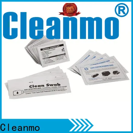 Cleanmo cost-effective laser printer cleaning kit factory price for Evolis printer 1