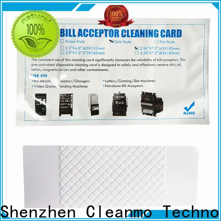 cost effective dollar bill acceptor cleaning cards pvc supplier for video game machines 1