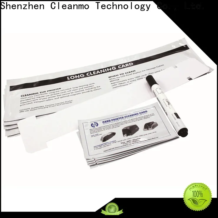 Cleanmo PVC Javeling cleaning cards supplier for J430i Printers 1
