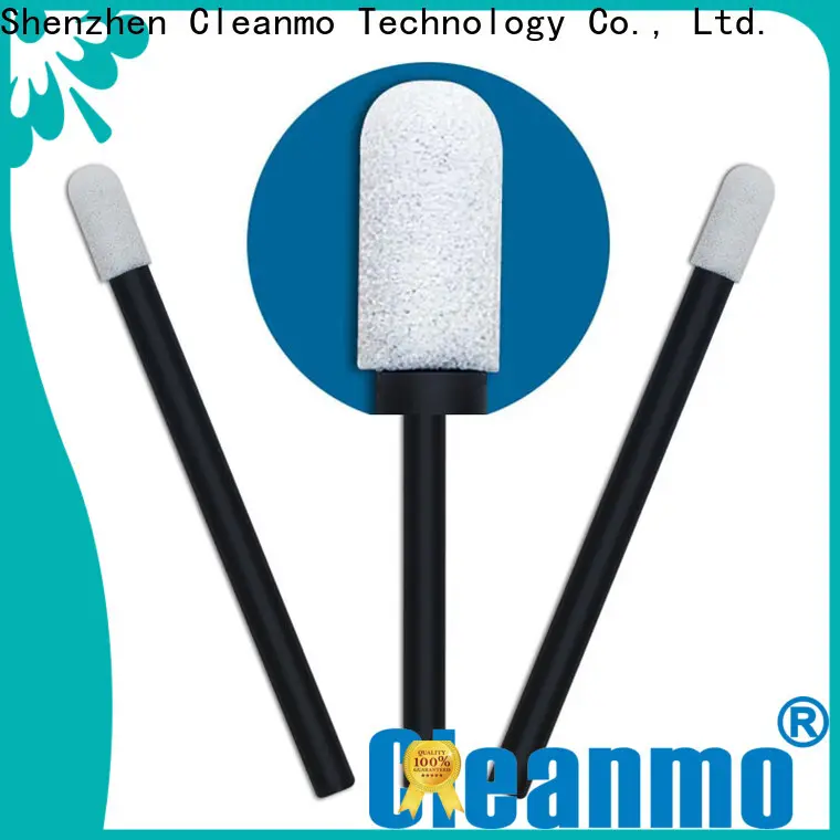 high quality foam mouth swabs small ropund head supplier for excess materials cleaning 1