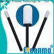 high quality foam mouth swabs small ropund head supplier for excess materials cleaning 1