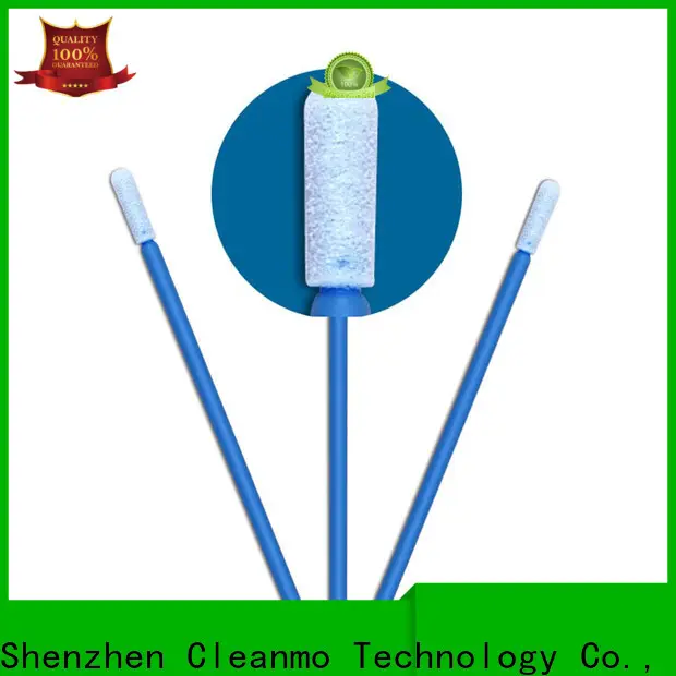 Cleanmo small ropund head charcoal swabs uses factory price for excess materials cleaning 1