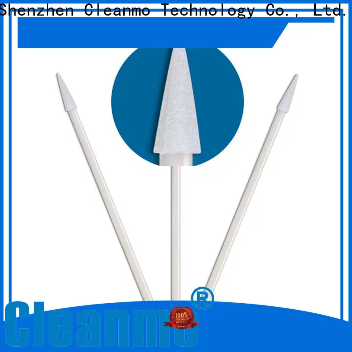 Cleanmo ESD-safe long handle cotton swabs manufacturer for excess materials cleaning 1