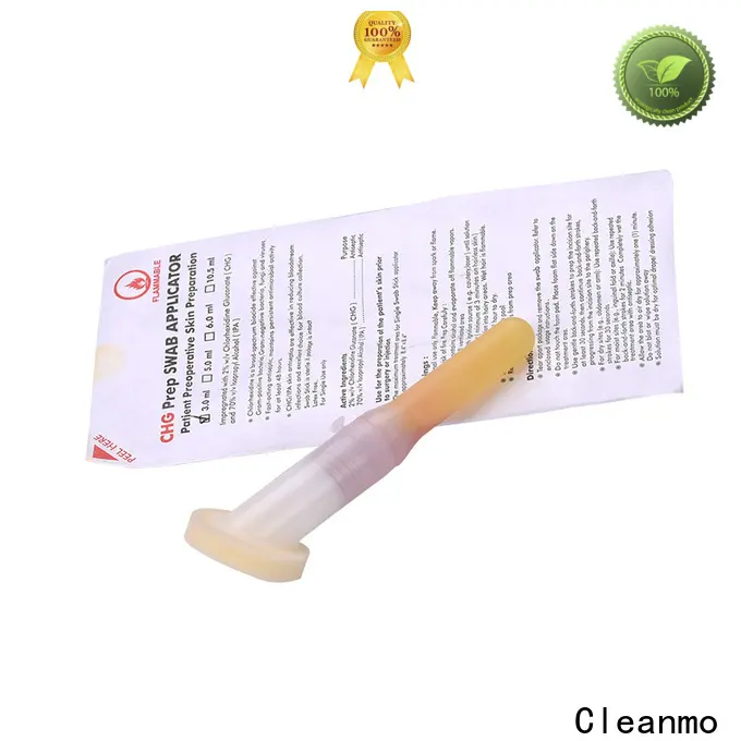 Cleanmo effective surgical CHG applicator supplier for routine venipunctures 1