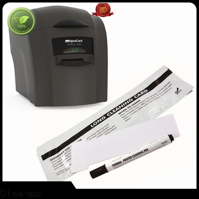 durable AlphaCard Short T Cleaning Cards Aluminum foil packing wholesale for AlphaCard PRO 100 Printer 1