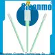 Cleanmo flexible paddle polyester cleanroom swabs factory for optical sensors 1