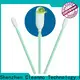 Cleanmo flexible paddle sterile polyester swabs wholesale for optical sensors 1